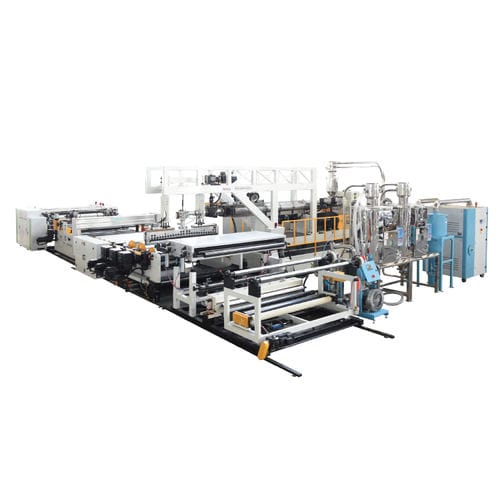 Экструзионная линия для плоской пленки - JWS series - Jwell Extrusion Machinery Co., Ltd., Shanghai - для ТПУ / для непромокаемой пленки