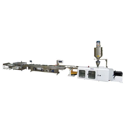 Экструзионная линия с водяным охлаждением - JWS-P series - Jwell Extrusion Machinery Co., Ltd., Shanghai - однослойная / с сенсорным экраном / двойная