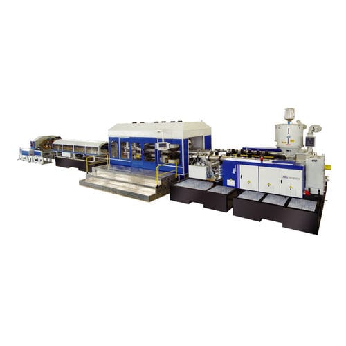 Производственная линия для труб, состоящих из колец - JWSBL series - Jwell Extrusion Machinery Co., Ltd., Shanghai - для трубок из полиэтилена / для труб из полипропилена / автоматическая