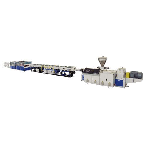 Многослойная экструзионная линия - JWG-PVC series - Jwell Extrusion Machinery Co., Ltd., Shanghai - двойной шнек / с сенсорным экраном / контролируемая PLC
