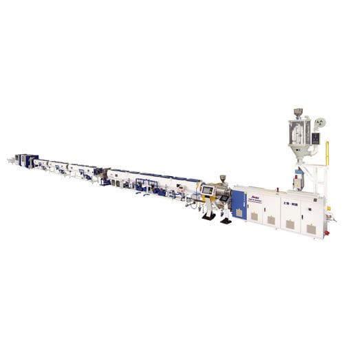Производственная линия труб из ПНД - JWGXPE series - Jwell Extrusion Machinery Co., Ltd., Shanghai - автоматическая / высокоскоростная / контролируемая PLC