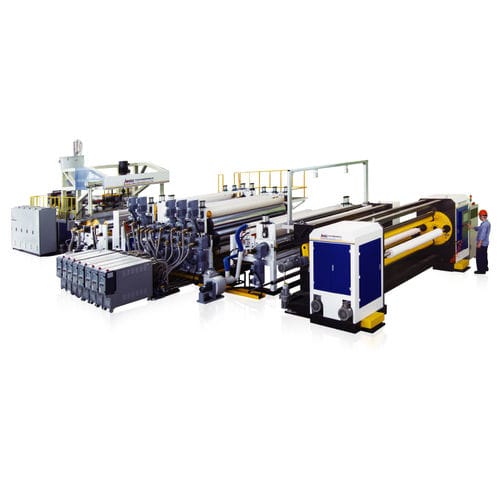 Многослойная экструзионная линия - JSW1 series - Jwell Extrusion Machinery Co., Ltd., Shanghai - с сенсорным экраном / контролируемая PLC / для использования в медицине