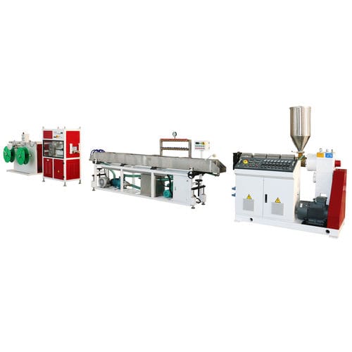 Экструзионная линия с водяным охлаждением - JWS - Jwell Extrusion Machinery Co., Ltd., Shanghai - контролируемая PLC / с сенсорным экраном / двойная