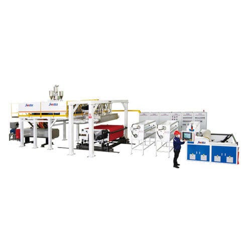 Нетканая производственная линия - JW series - Jwell Extrusion Machinery Co., Ltd., Shanghai - высокоскоростная / автоматизированная / методом плавления с последующим раздувом