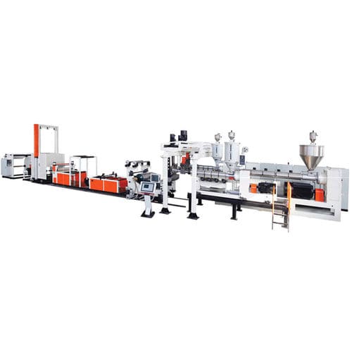 Экструзионная линия для пластин - JWS series - Jwell Extrusion Machinery Co., Ltd., Shanghai - для PLA / для биоразлагаемых термопластмасс / однослойная