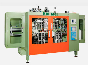Выдувная формовочная машина для экструзии - PBSS-x05 series - Kai Mei Plastic Machinery Co., Ltd. - для бутылок / для косметической промышленности / полностью электрическая
