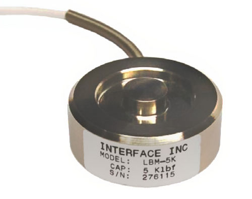 Датчик силы при сжатии - 0.125 - 250 kN | LBM series  - Interface, Inc. - тип кнопка / с помощью тензометрического датчика / емкостный