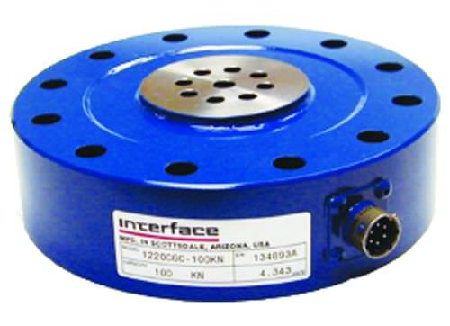 Датчик силы растяжение  сжатие - 50 - 1 500 kN | 1200 series  - Interface, Inc. - плоская нагрузка / плоского типа / с помощью тензометрического датчика