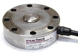 Датчик силы при сжатии - 2.5 - 100 kN | 3201 - Interface, Inc. - тип кнопка / с помощью тензометрического датчика / из нержавеющей стали