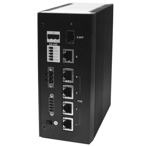 Коммутатор Ethernet 4 порта - AES-5204 - ARBOR Technology Corp. - гигабит / PoE / промышленный
