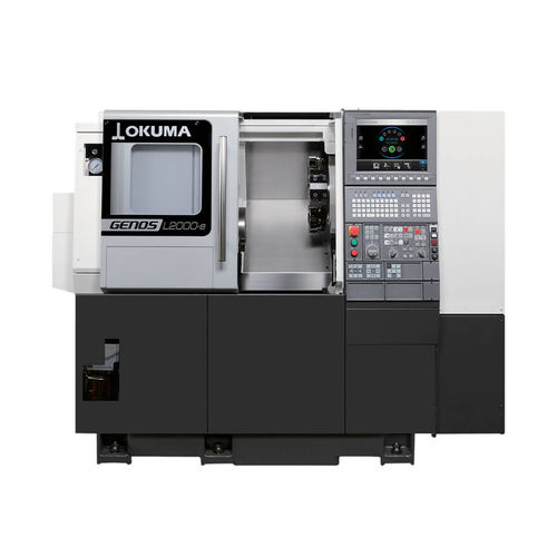 Токарный станок ЧПУ - GENOS L2000-E - OKUMA - горизонтальный / 2 оси / A2-6
