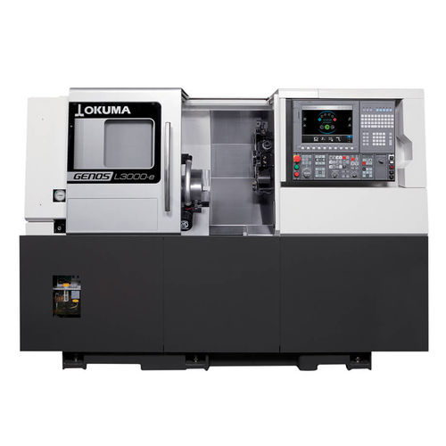 Токарный станок ЧПУ - GENOS L3000-E - OKUMA - горизонтальный / 2 оси / A2-8