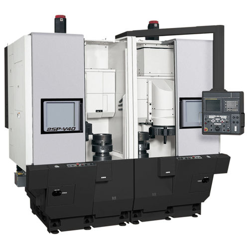 Токарный станок ЧПУ - 2SP-V40 - OKUMA - вертикальный / 4 оси / со стойкой