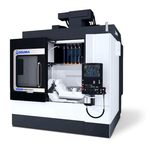 Обрабатывающий центр ЧПУ 5 осей - GENOS M560V-5AX - OKUMA - вертикальный / 40 инструментов / компактный