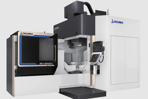 Обрабатывающий центр ЧПУ 5 осей - MU-8000V - OKUMA - вертикальный / с двойной стойкой / 48 инструментов