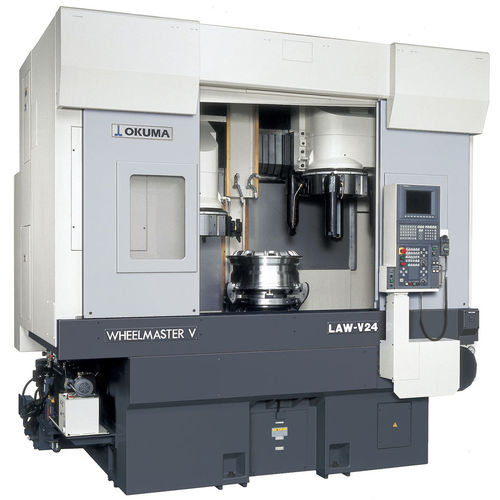 Токарный станок ЧПУ - LAW-V24 - OKUMA - вертикальный / 4 оси / с двойной револьверной головкой