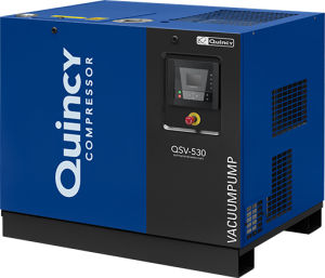 Лопастный вакуумный насос - QSV series - Quincy Compressor - со смазкой / одноуровневый / для тяжелых работ