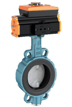 Клапан поворотный затвор - Z011-A - EBRO ARMATUREN Gebr. Bröer GmbH - с ручным управлением / с пневматическим управлением / электрический
