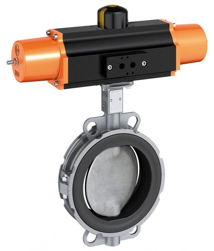 Клапан поворотный затвор - Z 611-K - EBRO ARMATUREN Gebr. Bröer GmbH - с пневматическим управлением / для напитков / пластинка