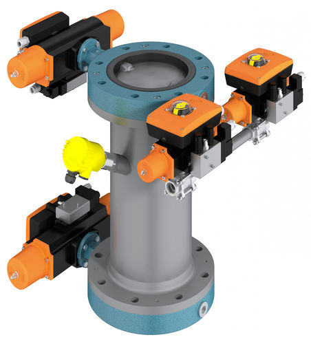Клапан поворотный затвор - EBRO-Cycle Lock - EBRO ARMATUREN Gebr. Bröer GmbH - с пневматическим управлением / для опорожнения / дозирующий