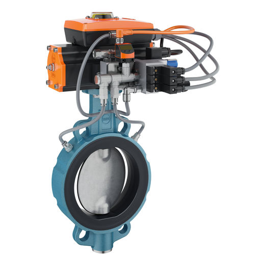 Клапан поворотный затвор - INFLAS PRO - EBRO ARMATUREN Gebr. Bröer GmbH - с пневматическим управлением / с надувной прокладкой / для абразивной жидкости