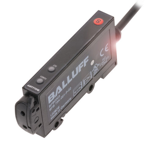 Фотоэлектрический обнаружитель датчик барьерного типа - BFB0003 - Balluff GmbH - прямоугольный / светодиод / оптоволоконный