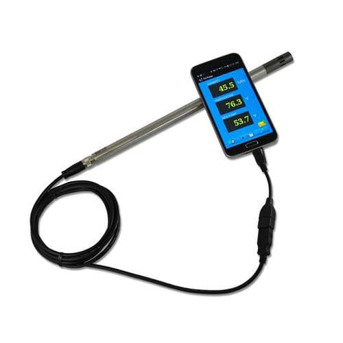 Встраиваемый датчик влажности и температуры - 6184-010 - MONARCH INSTRUMENT - USB / из нержавеющей стали
