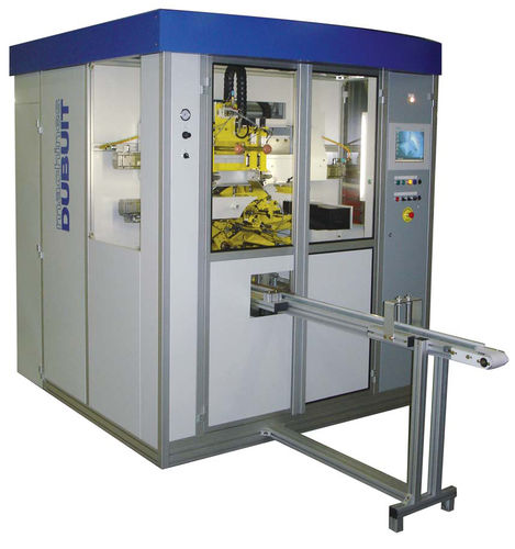 Автоматическая машина для трафаретной печати - max. 4 000 p/h | 329/6-P - MACHINES DUBUIT S.A.S.  - 2-цветная / для пластиковых бутылок / по плоской поверхности