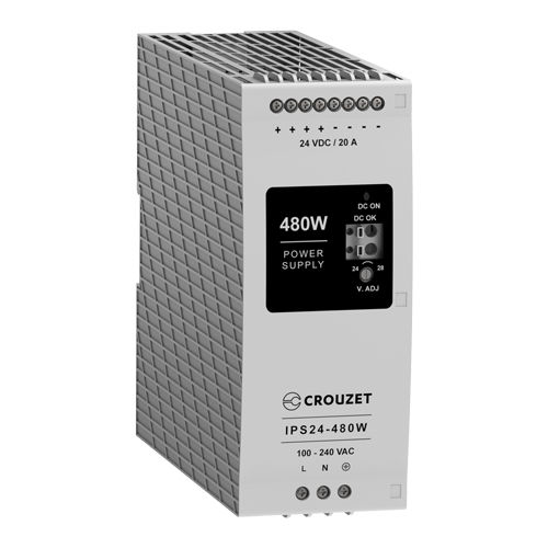 Источник электропитания на DIN-рейке - 89452 series - Crouzet - DC/DC / монофазовый / CE