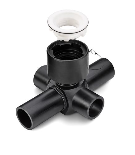Гидравлический фитинг - X‑cross - Reinert-Ritz GmbH  - с фланцем / крестовидный / ISO