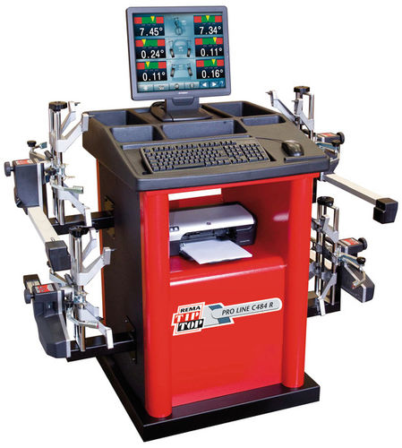 Машинa для регулирования геометрии колес 8 CCD - PROLINE C484 WIN - REMA TIP TOP GmbH - для легковых автомобилей