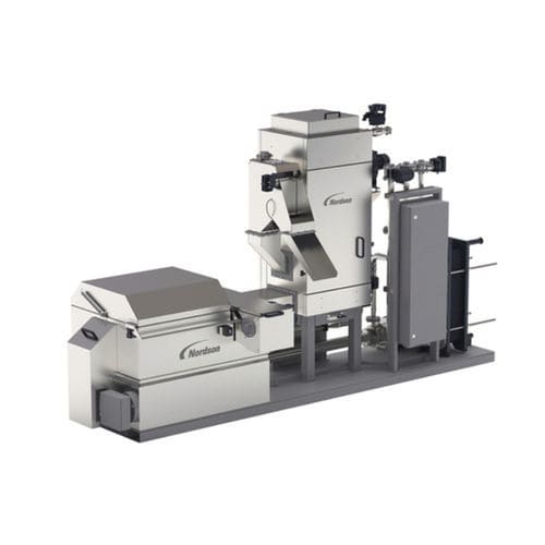 Гранулятор с головкой под водой - BKG® Optigon™ - Nordson Polymer Processing Systems - для производства пластмассовых гранул / с ленточным фильтром