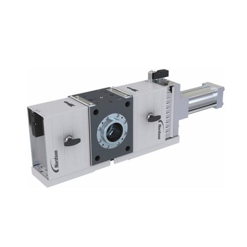 Прерывистый заменитель фильтра - BKG® NorCon™ EH - Nordson Polymer Processing Systems - со скользящими пластинами / гидравлический