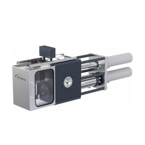 Заменитель фильтра непрерывного действия - BKG® NorCon™ LK-SWE - Nordson Polymer Processing Systems - с двойным поршнем / для экструзии