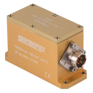 Наклономер 1 ось - SX41200 series - SENSOREX MEGGITT - выход тока / механический / оптический