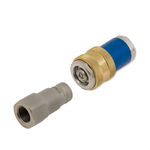 Гидравлический фитинг - SBA - Stäubli Fluid Connectors - быстрый / из углеродистой стали