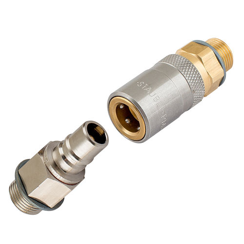 Гидравлический фитинг - RMI - Stäubli Fluid Connectors - пневматический / быстрый / из латуни