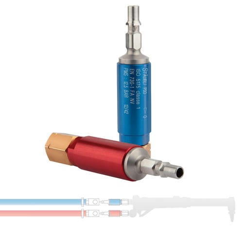 Пневматический фитинг -  PSO PSA PSP - Stäubli Fluid Connectors - быстрый / наружная резьба-внутренняя резьба / для обеспечения безопасности