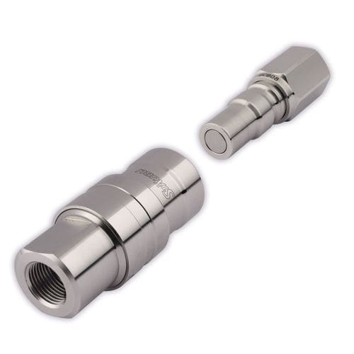 Пневматический фитинг - MCB - Stäubli Fluid Connectors - быстрый / из нержавеющей стали / химически стойкий