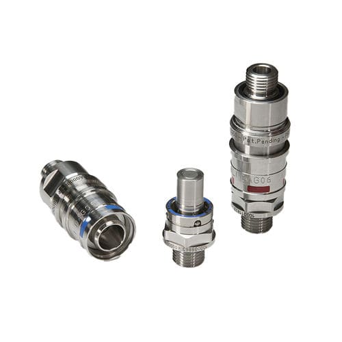 Фитинг с автоматической блокировкой - DAG - Stäubli Fluid Connectors - для охлаждающей жидкости / быстрый / из нержавеющей стали