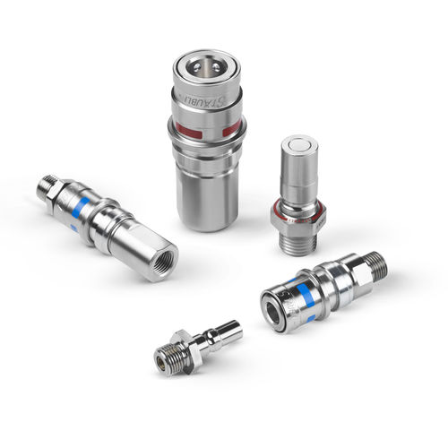 Фитинг с защитой от протечек - SCG series - Stäubli Fluid Connectors - для охлаждающей жидкости / быстрый / из никелевой латуни