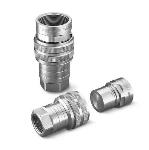 Фитинг с защитой от протечек - CGB - Stäubli Fluid Connectors - для охлаждающей жидкости / быстрый / из никелевой латуни