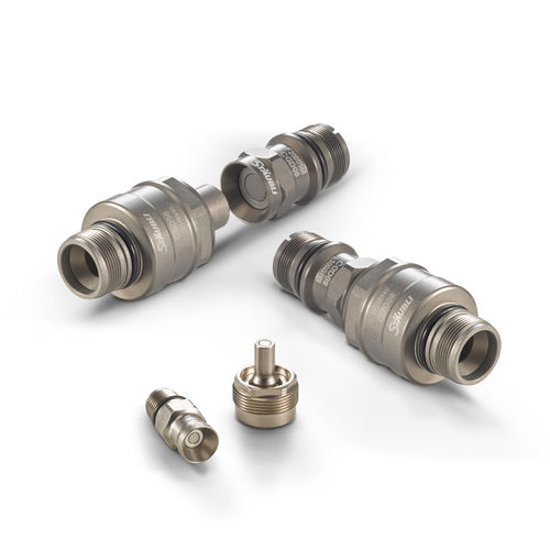 Фитинг для охлаждающей жидкости - CGD - Stäubli Fluid Connectors - быстрый / из никелевой латуни / алюминиевый сплав