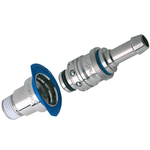 Гидравлический фитинг - RPL - Stäubli Fluid Connectors - быстрый / из никелевой латуни / компактный