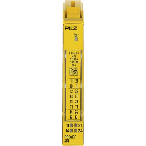 Цифровой модуль входа/выхода - PSSu E F 4DI - PILZ - с 4 входами / напряжения