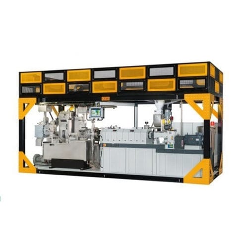 Лабораторный экструдер - CK-HT series - Cheng Yieu Development Machinery Co., Ltd. - двухвинтовый с совместным вращением / для PP / для PS