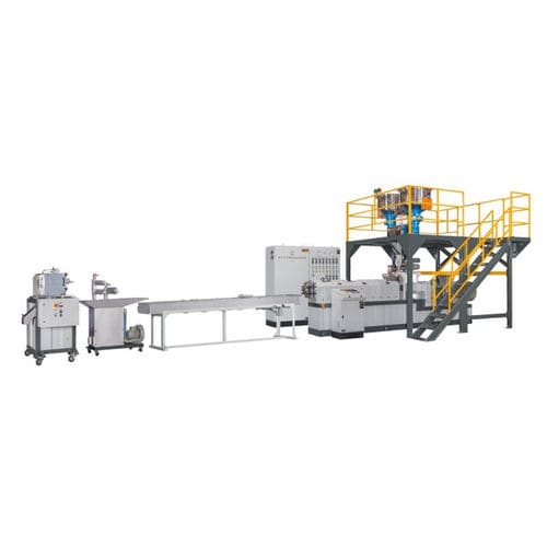 Двухвинтовый экструдер с совместным вращением - CK-58HT - Cheng Yieu Development Machinery Co., Ltd. - для гранулирования / для PE / для WPC