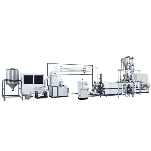 Экструдер с подводной грануляцией - CK-70HT - Cheng Yieu Development Machinery Co., Ltd. - двухвинтовый с совместным вращением / для компаундирования / для PP