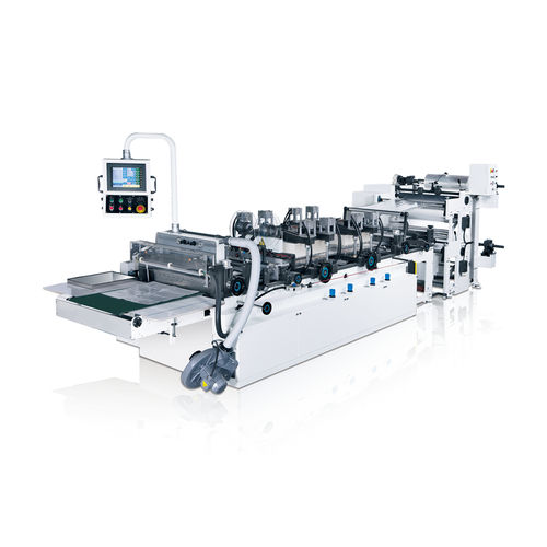 Станок для производства мешков из пластика - AMM-DS series - Dah Bah Machinery Industrial Inc. - из бумаги / автоматический