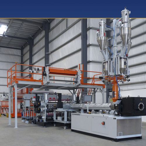Многослойная экструзионная линия - esde Maschinentechnik GmbH - однослойная / для горячей штамповки / с сенсорным экраном